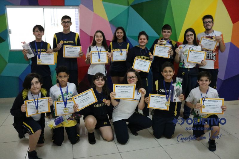 Colégio Objetivo Nova Odessa anuncia alunos Melhores Cabeças do 4º Bimestre de 2019